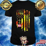 1984 bj's wholesale club heartbeat american flag independence day shirt
