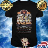 2020 chicago bears football 100th anniversary 1920 2020 thanks for the memories signatures shirt