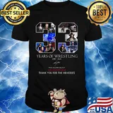 33 years of wrestling 1987 2020 mark william calaway the undertaker thank you for the memories signature shirt