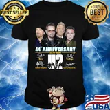 44th anniversary 1976 2020 u2 members signatures shirt