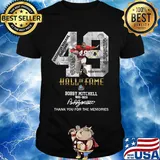 49 hall of fame bobby mitchell 1935 2020 thank you for the memories signature shirt
