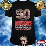 90 years of 1930 2020 redskins football thank you for the memories shirt