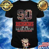 90 years of washington redskins 1932 2022 thank you for the memories shirt