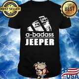 Adidas a-badass jeeper logo shirt