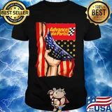 Advance auto parts american flag independence day shirt