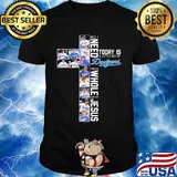 All i need today is a little bit of los angeles dodgers baseball and a whole lot of jesus shirt