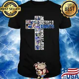 All i need today is a little bit of new york giants team and a whole lot of jesus shirt