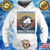 Anxious Garbage Mouse Vintage Retro Shirt Hoodie
