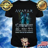 Avatar 11st anniversary 2009 2020 thank you for the memories signatures shirt
