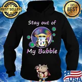 Baby yoda mask hug beautycounter stay out of my bubble covid-19 s Hoodie