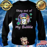 Baby yoda mask hug beautycounter stay out of my bubble covid-19 s Sweater
