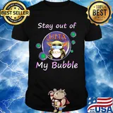 Baby yoda mask hug ulta beauty stay out of my bubble covid-19 shirt