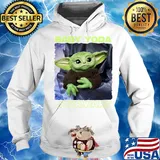 Baby yoda star wars cartoon s Hoodie