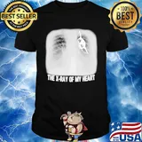 Baby yoda the x-ray of my heart shirt