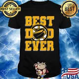 Best dad ever boston ice hockey dad happy father's day shirt