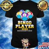 Bingo player 2020 quarantined mask shirt