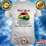 Black Queen A Month She Can't Control Lips Ghana Flag Shirt