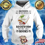 Blessed Are The Children Of The Bookworm For They Shall Boos Shirt Hoodie