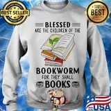 Blessed Are The Children Of The Bookworm For They Shall Boos Shirt Sweater