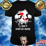 Blood insides gas covid-19 2020 i can't stay at home shirt