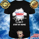 Blood insides grupo bimbo covid-19 2020 I can't stay at home shirt