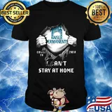 Blood insides kaiser permanente covid-19 2020 i can't stay at home shirt