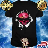 Blood insides skull st. Louis cardinals baseball shirt