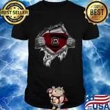 Blood insides superman craftique south carolina shirt