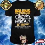 Boston bruins stanley cup champions 50th anniversary 1970 2020 thank you for the memories shirt