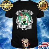 Boston celtics best friend for life skeleton shirt