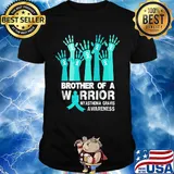 Brother of a warrior myasthenia gravis awareness shirt