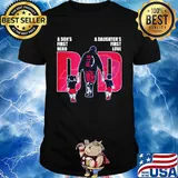 Buffalo bills football a son's first hero a daughter's first love dad father's day shirt
