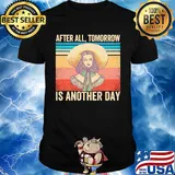 Byrsa scarlett o'hara after all tomorrow is another day vintage shirt