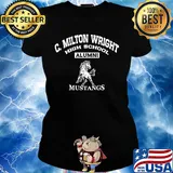 C. Milton wright high school alumni mustangs horse s Ladies tee