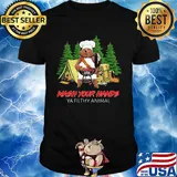 Campfire wash your hands ya filthy animal bear shirt