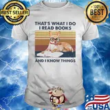 Chihuahua that's what i do i read books and i knows thing vintage retro shirt