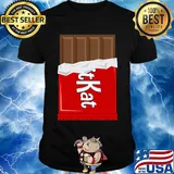 Chocolate kitkat bar funny halloween outfit cosplay shirt
