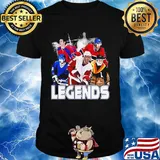 College ice hockey legends shirt