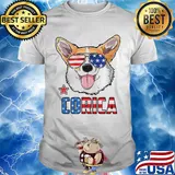 Corica American flag veteran Independence day shirt