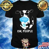 Cow mask hug soap ew people shirt
