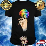 Cup Fuh Duh Shuh Lips Hand LGBT Shirt
