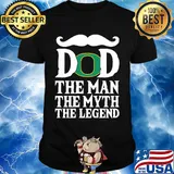 Dad the man the myth the legend oregon ducks happy father's day beard shirt