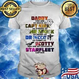 Daddy you are my favorite starfleet captain dad father's day shirt