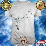 Dandelion flower philadelphia eagles football shirt