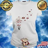 Dandelion flower san francisco 49ers football s Ladies tee