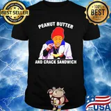 Dave chappelle peanut butter and crack sandwich art black shirt