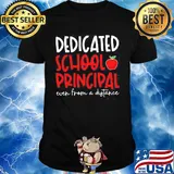 Dedicated school pringcipal even from a diftapce apples shirt