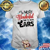 Disney it's the most wonderful time to wear ears shirt