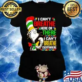 Dr seuss I can't breathe here or there I can't breathe everywhere s Ladies tee