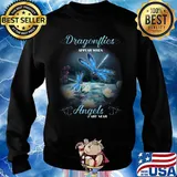 Dragonflives Appera When Angels Are Near Waterlily Shirt Sweater